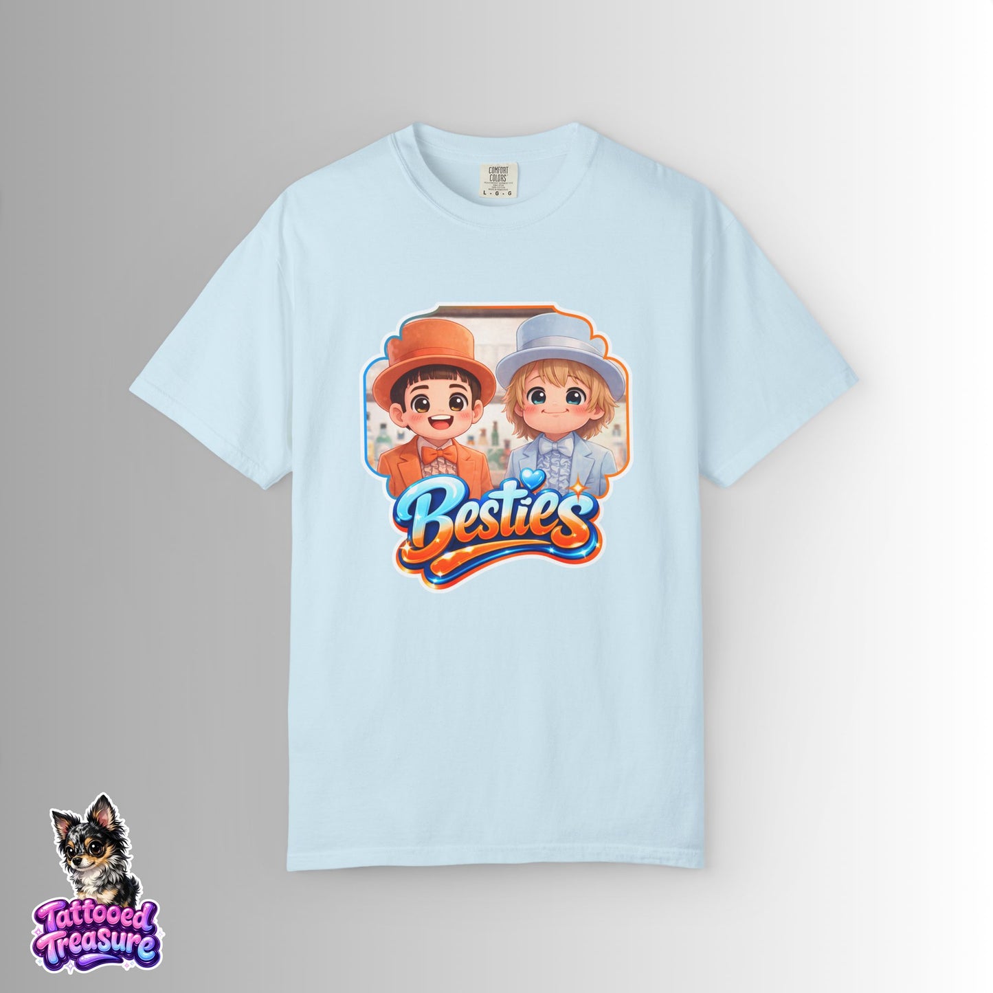 Besties Cartoon T-Shirt — Cute Dumb&Dumber  Graphic Tee