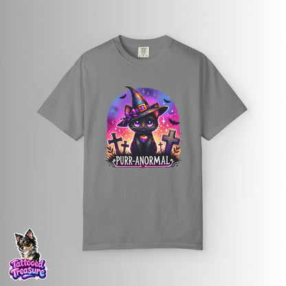 Purr-anormal Cat Witch T-Shirt