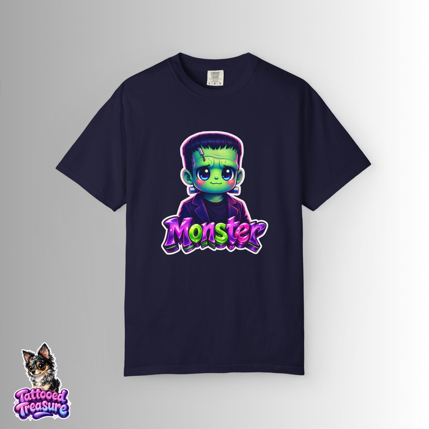 Cute Frankenstein 'Monster' Graphic T-Shirt