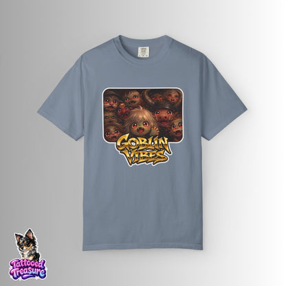 Goblin Vibes Graphic T-Shirt — Cute Creepy Monster Art Tee