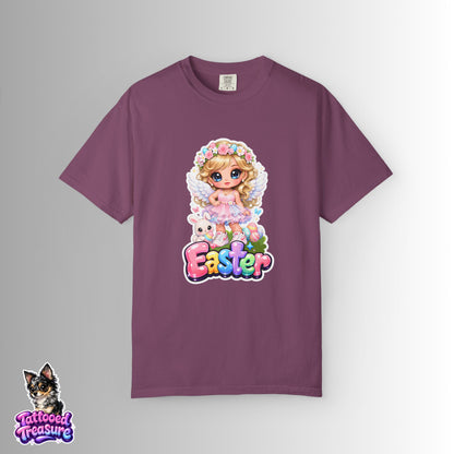 Easter Bunny Girl T-Shirt — Cute Pastel Easter Tee