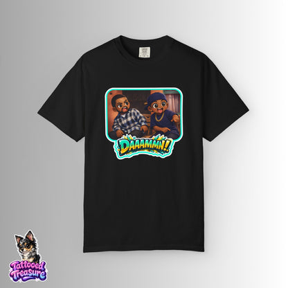 Daaamn! Graphic T-Shirt — Retro Cartoon Reaction Tee