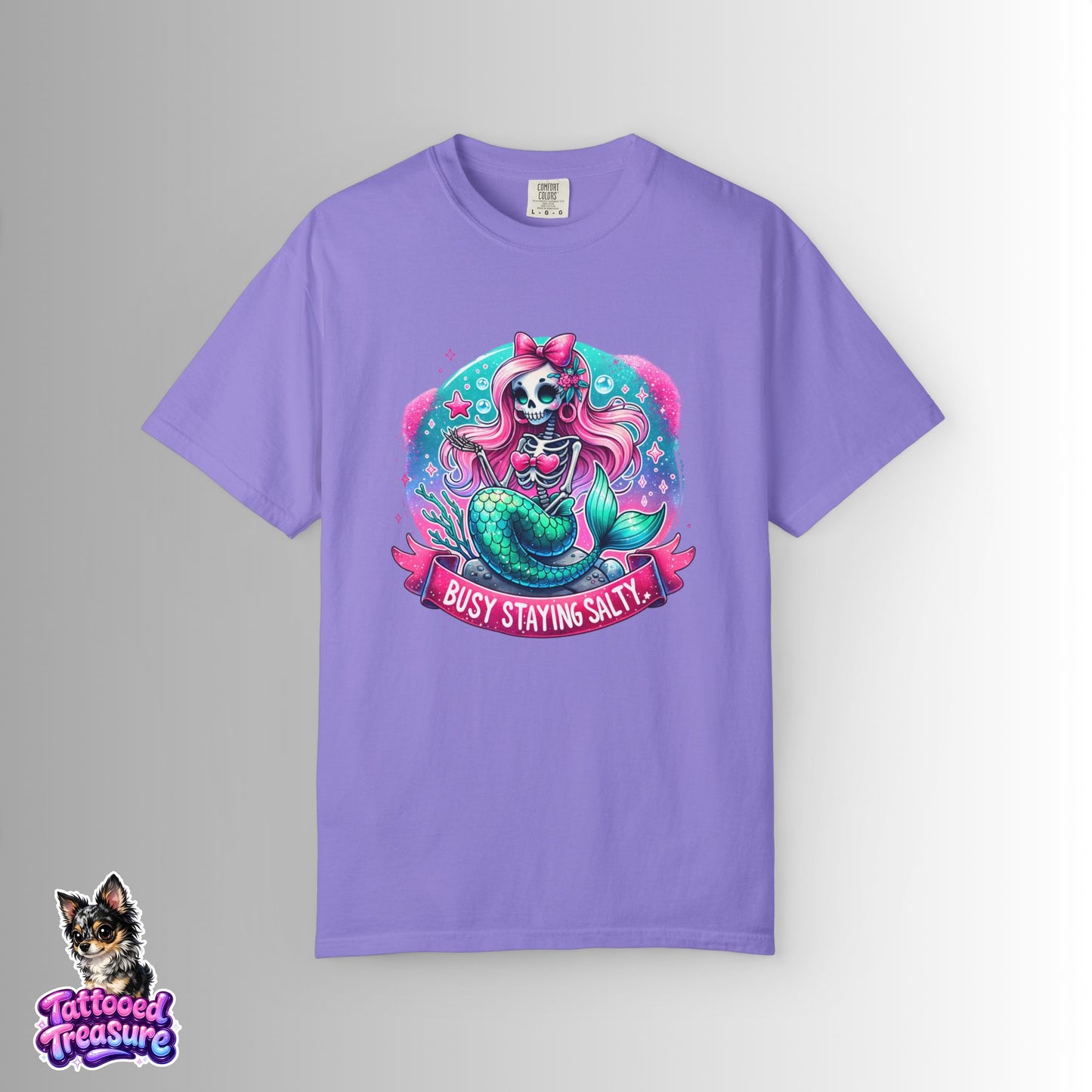 Busy Staying Salty Mermaid T-Shirt