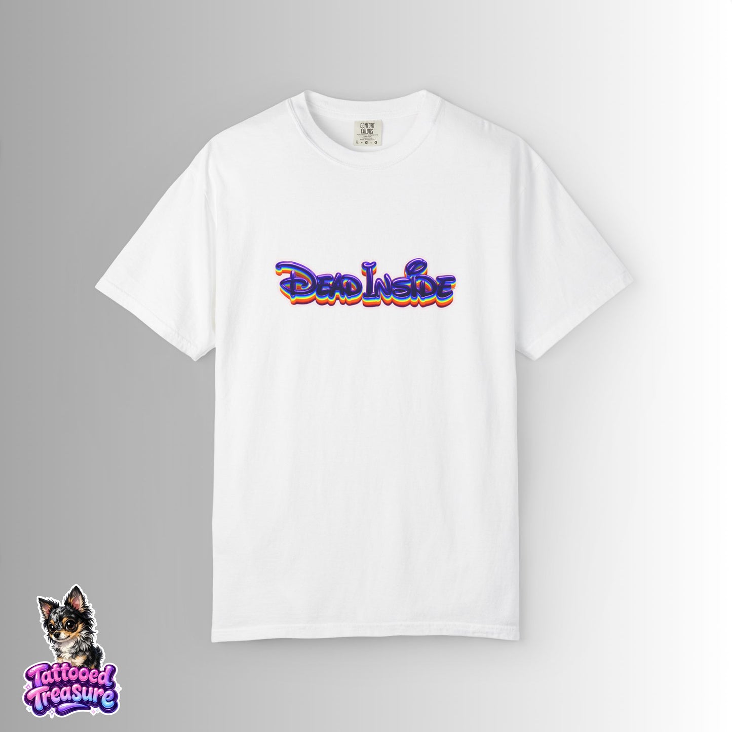 Dead Inside T‑Shirt — Retro Graffiti Graphic Tee