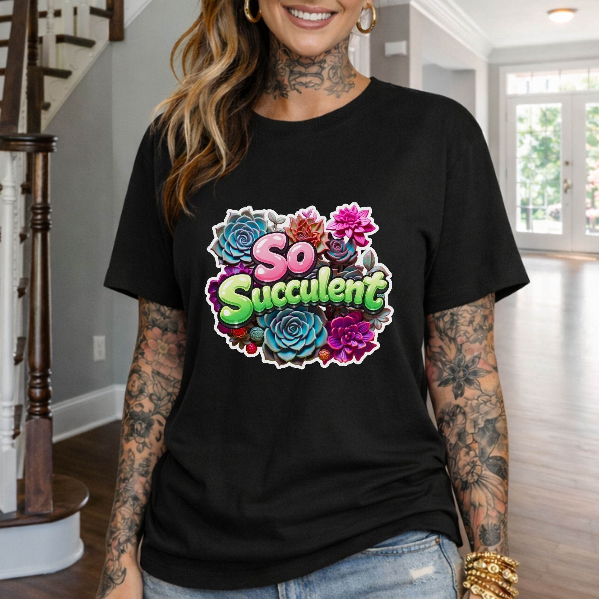 So Succulent T-Shirt — Succulent Plant Graphic Tee