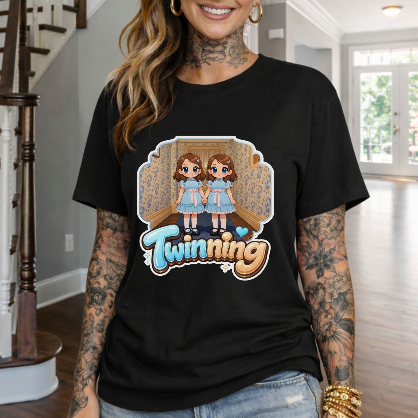 Twinning Horror Movie Graphic T-Shirt — The Shining Tee