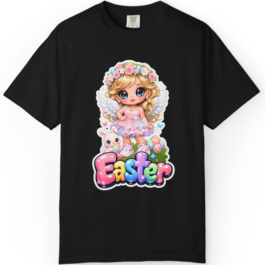 Easter Bunny Girl T-Shirt — Cute Pastel Easter Tee