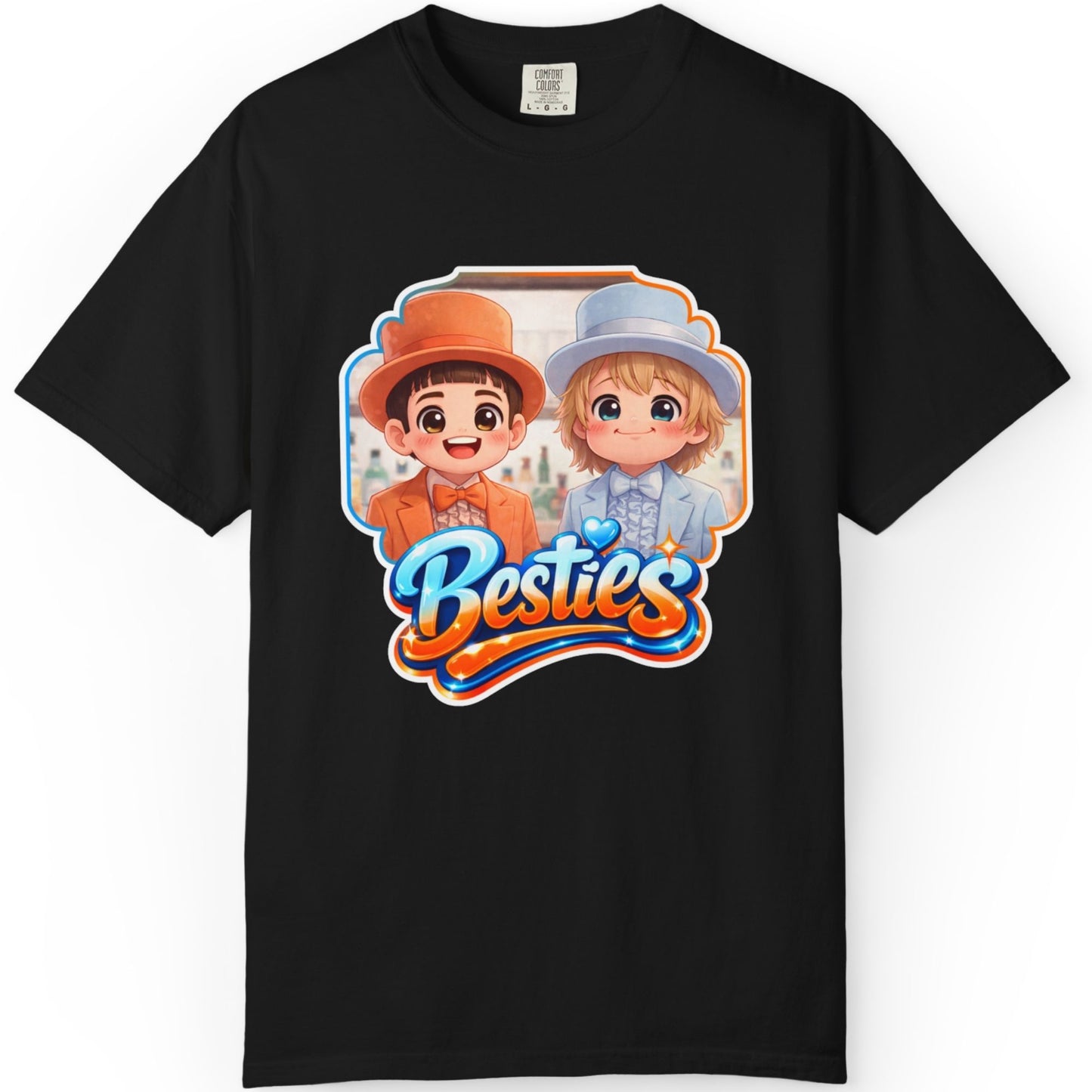 Besties Cartoon T-Shirt — Cute Dumb&Dumber  Graphic Tee