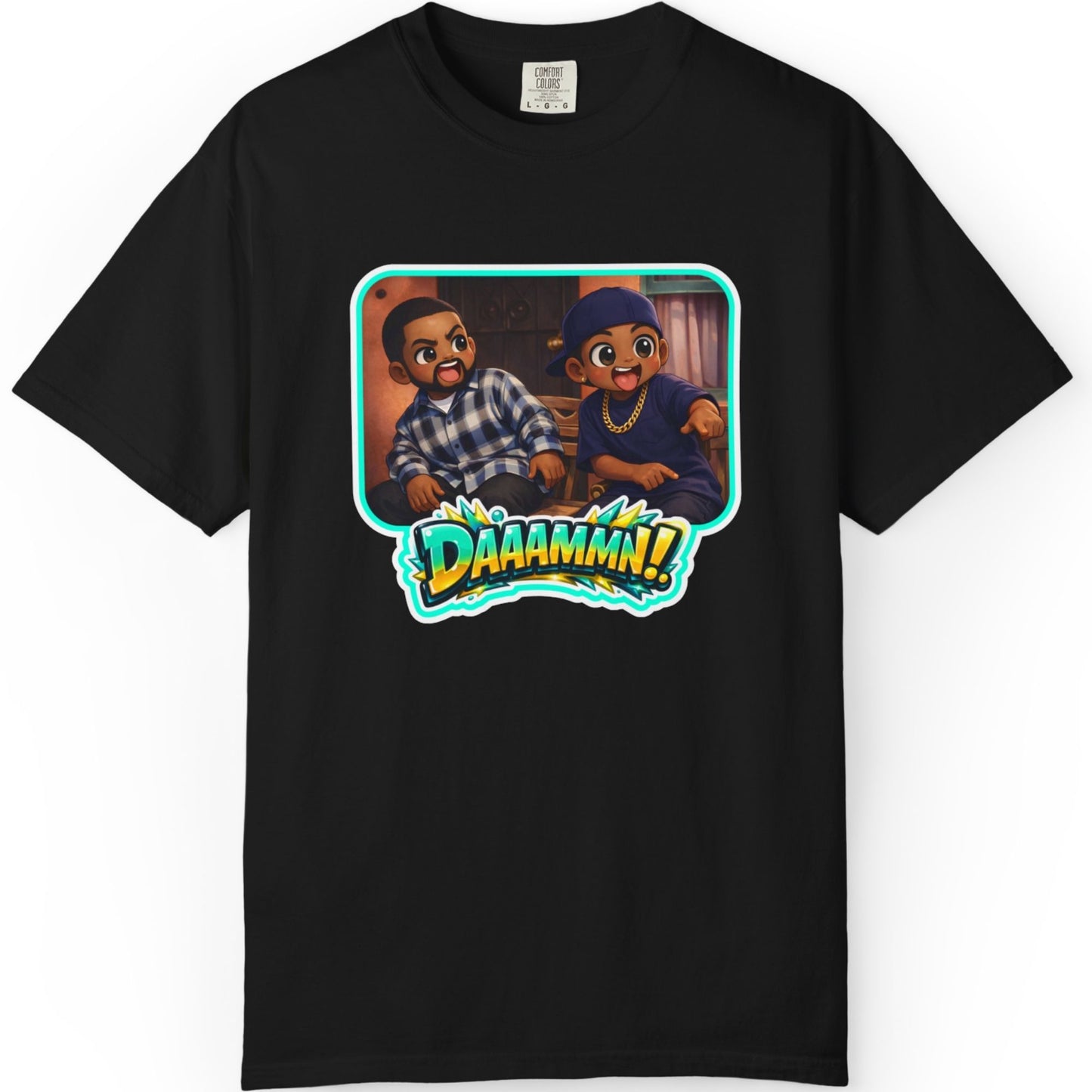 Daaamn! Graphic T-Shirt — Retro Cartoon Reaction Tee