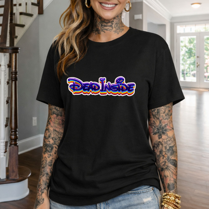 Dead Inside T‑Shirt — Retro Graffiti Graphic Tee