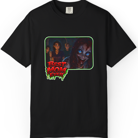 'Best Mom Ever' Horror Movie Graphic T-Shirt