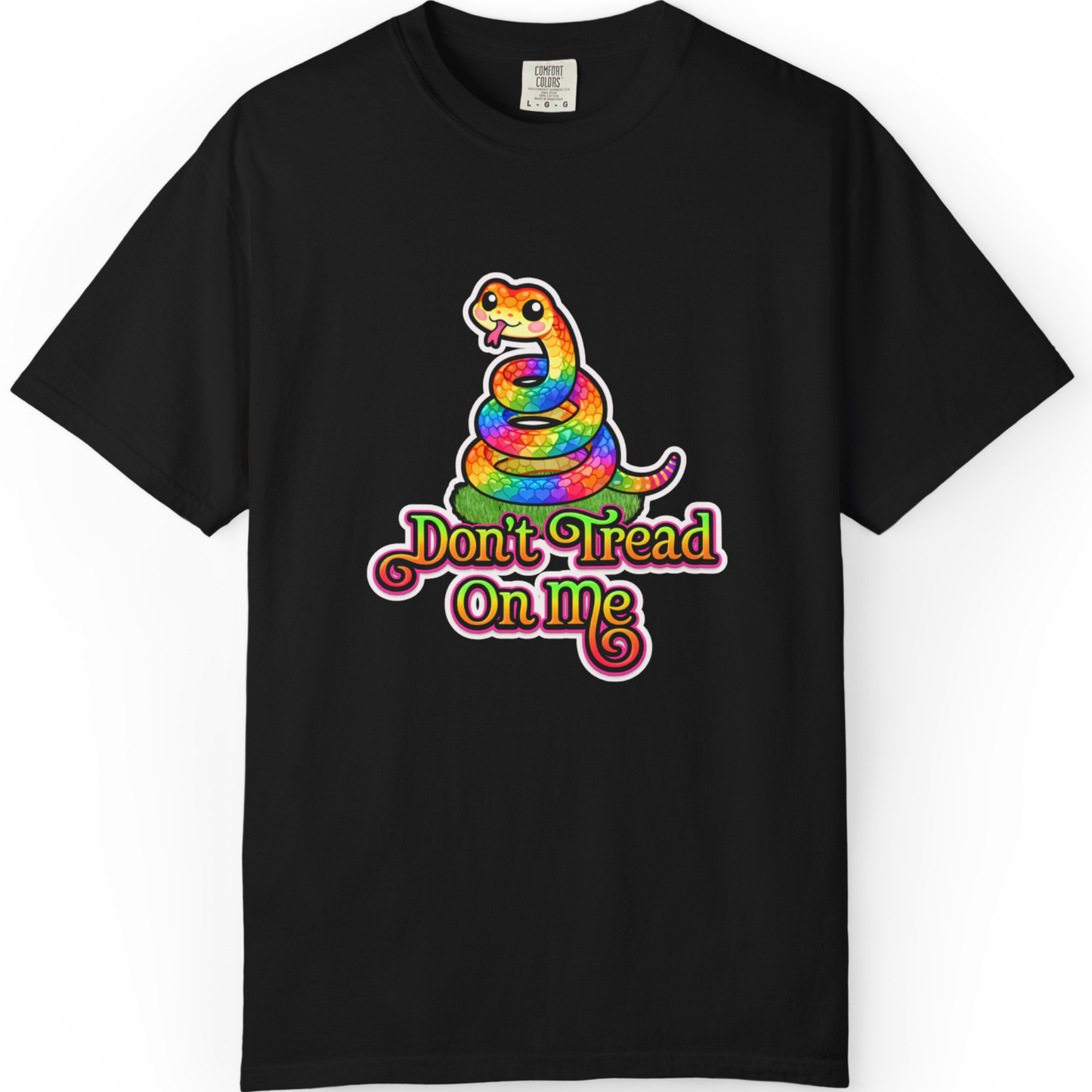 Don't Tread On Me Rainbow Snake T-Shirt