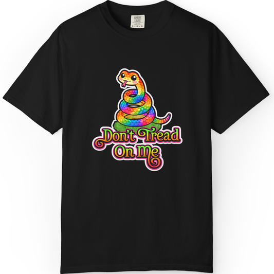 Don't Tread On Me Rainbow Snake T-Shirt