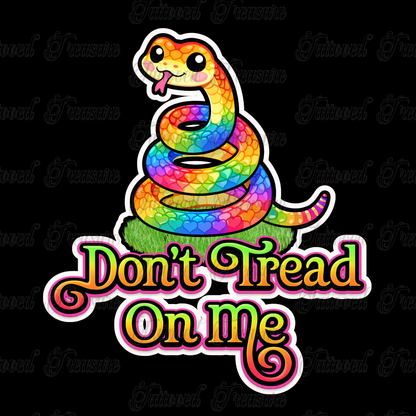Don't Tread On Me Rainbow Snake T-Shirt