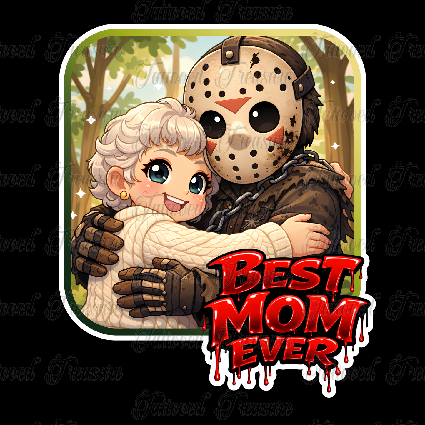 Tank Top — "Best Mom Ever" Horror Jason & Mother Design