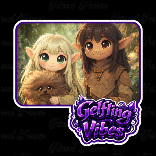 Cute Gelfling Vibes Graphic T-Shirt — Dark Crystal Design
