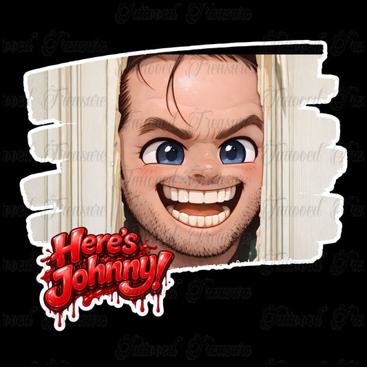 Horror The Shining Graphic T‑Shirt — 'Here's Johnny' Creepy Tee