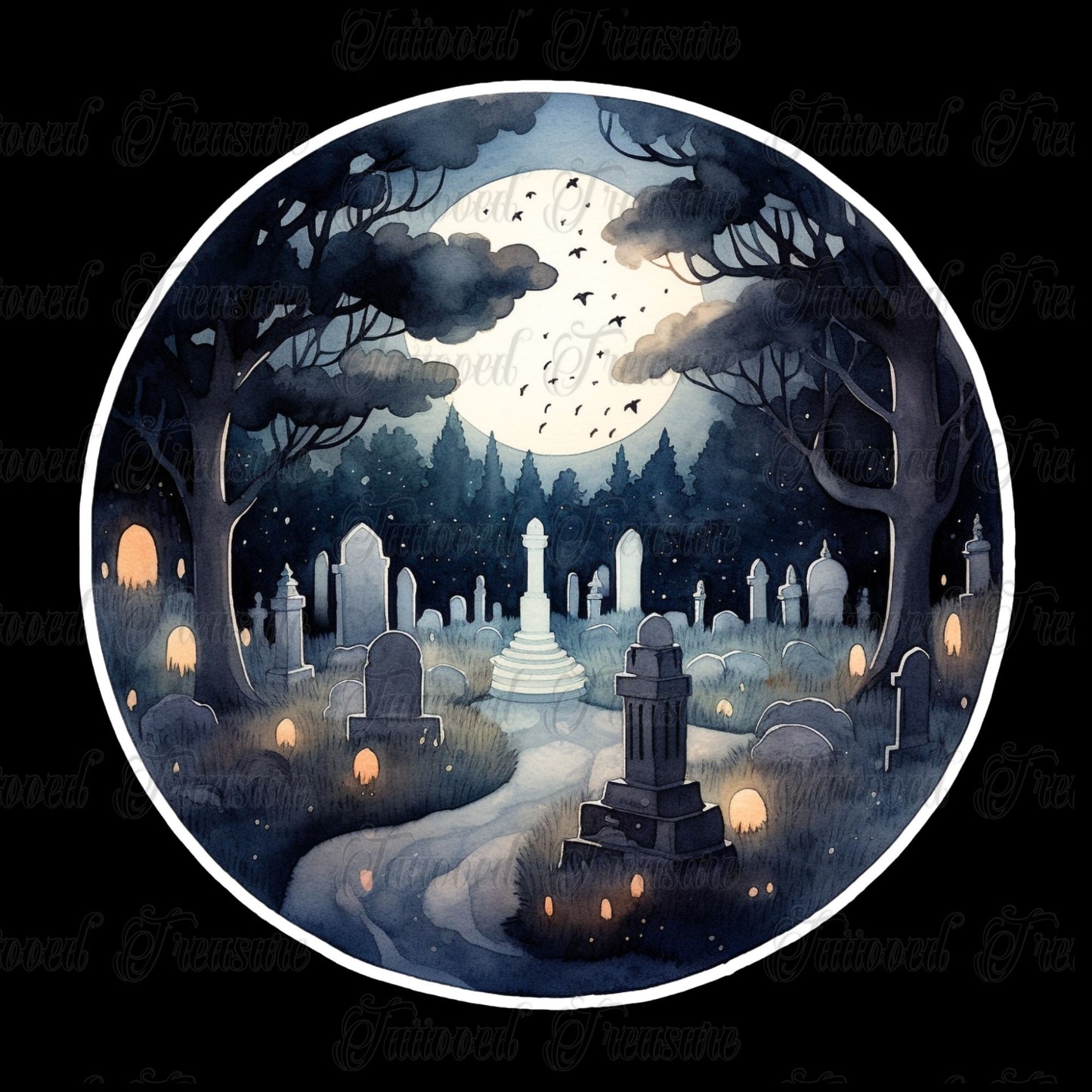 Dreamscape Graveyard Night T-Shirt