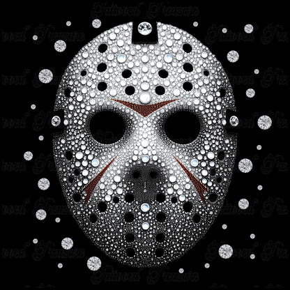 Friday the 13th Bling Mask Skull T-Shirt