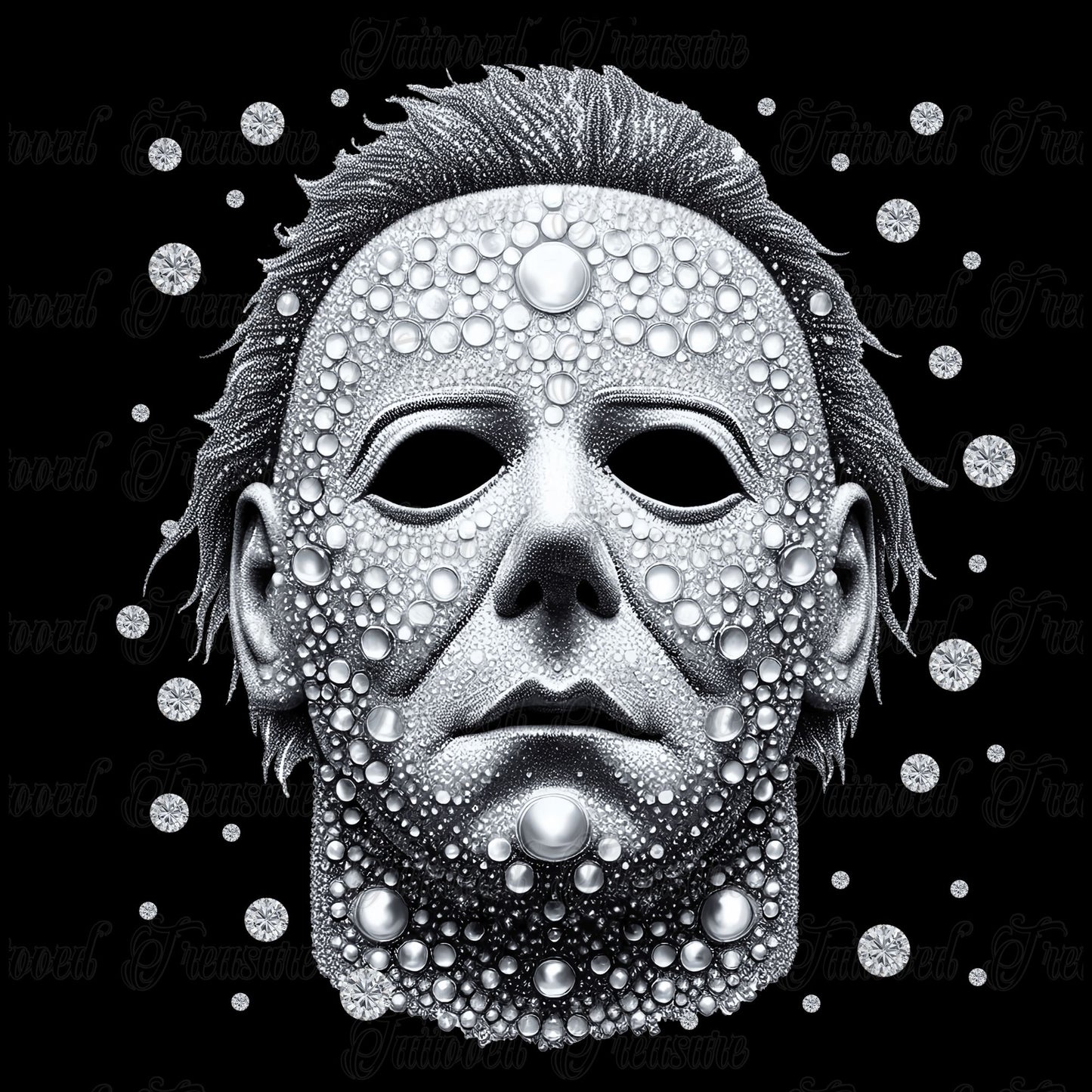 Horror Mask Tee — Michael Myers Halloween Graphic T-Shirt