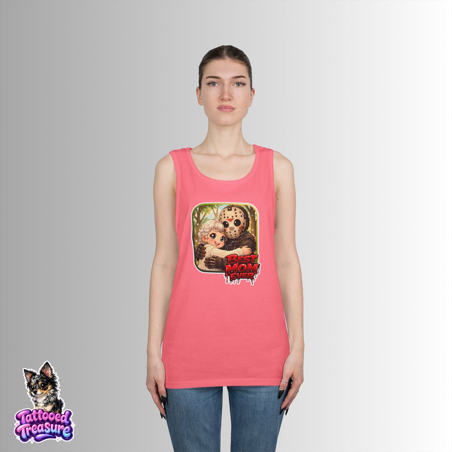 Tank Top — "Best Mom Ever" Horror Jason & Mother Design