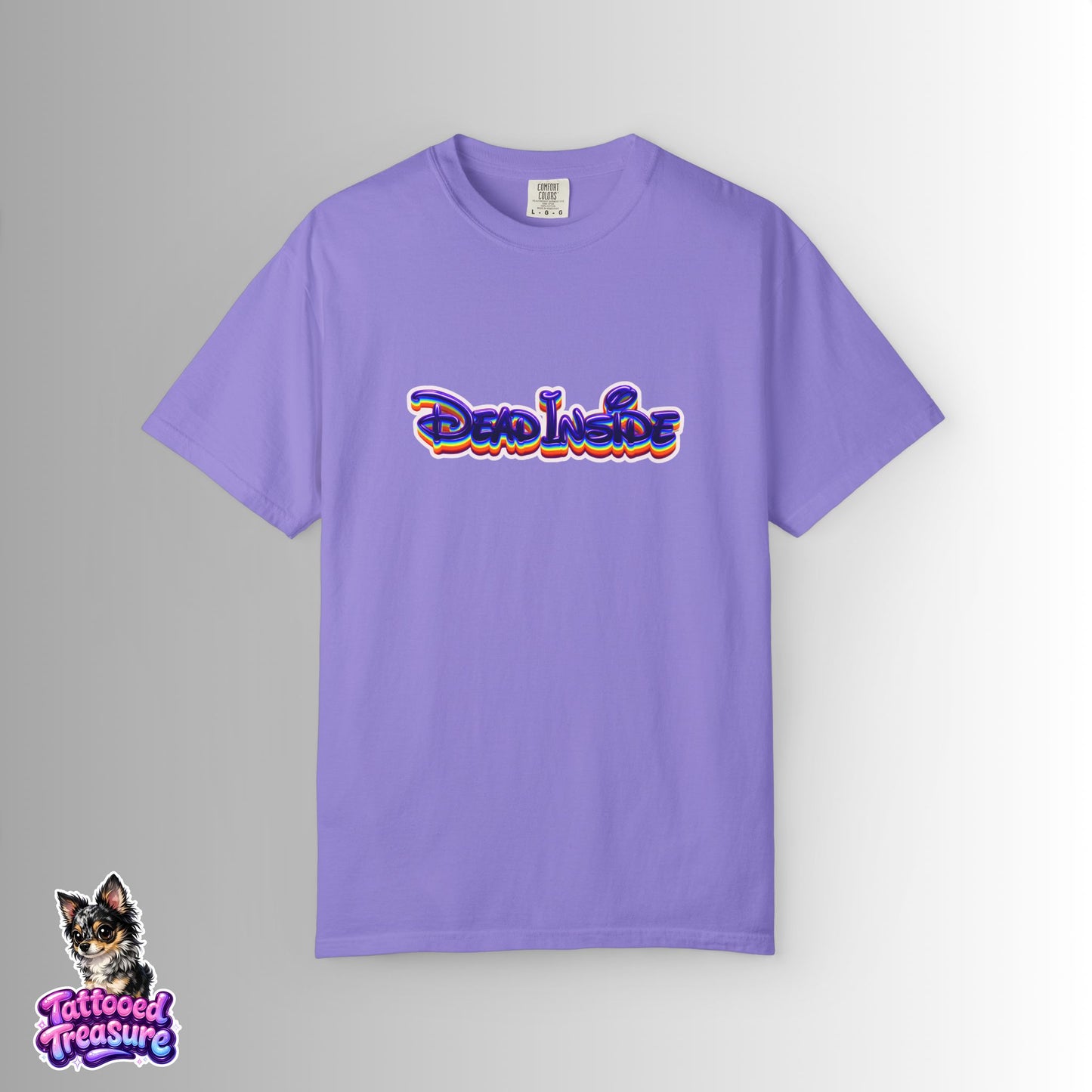 Dead Inside T‑Shirt — Retro Graffiti Graphic Tee