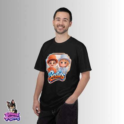 Besties Cartoon T-Shirt — Cute Dumb&Dumber  Graphic Tee