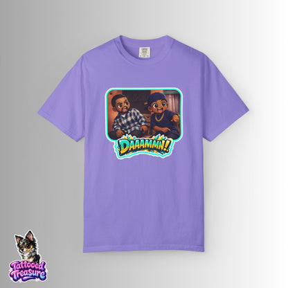 Daaamn! Graphic T-Shirt — Retro Cartoon Reaction Tee