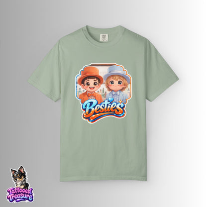 Besties Cartoon T-Shirt — Cute Dumb&Dumber  Graphic Tee