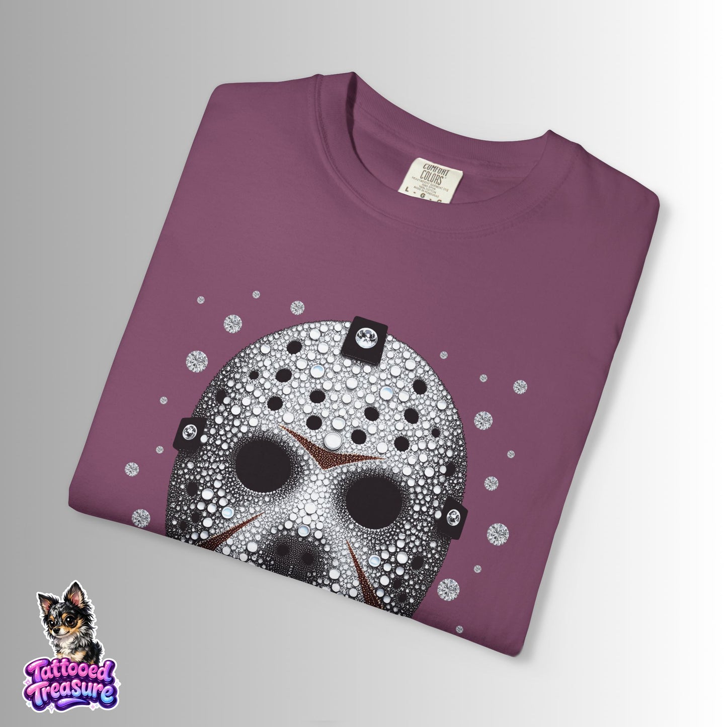 Friday the 13th Bling Mask Skull T-Shirt