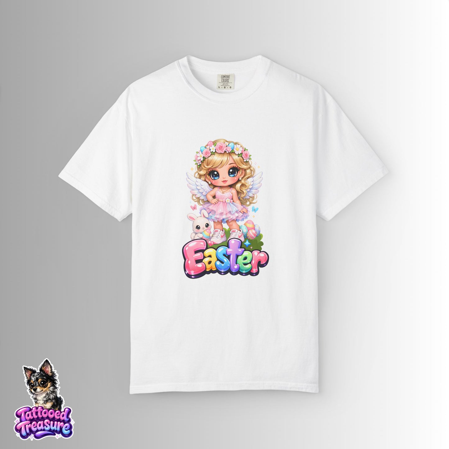 Easter Bunny Girl T-Shirt — Cute Pastel Easter Tee