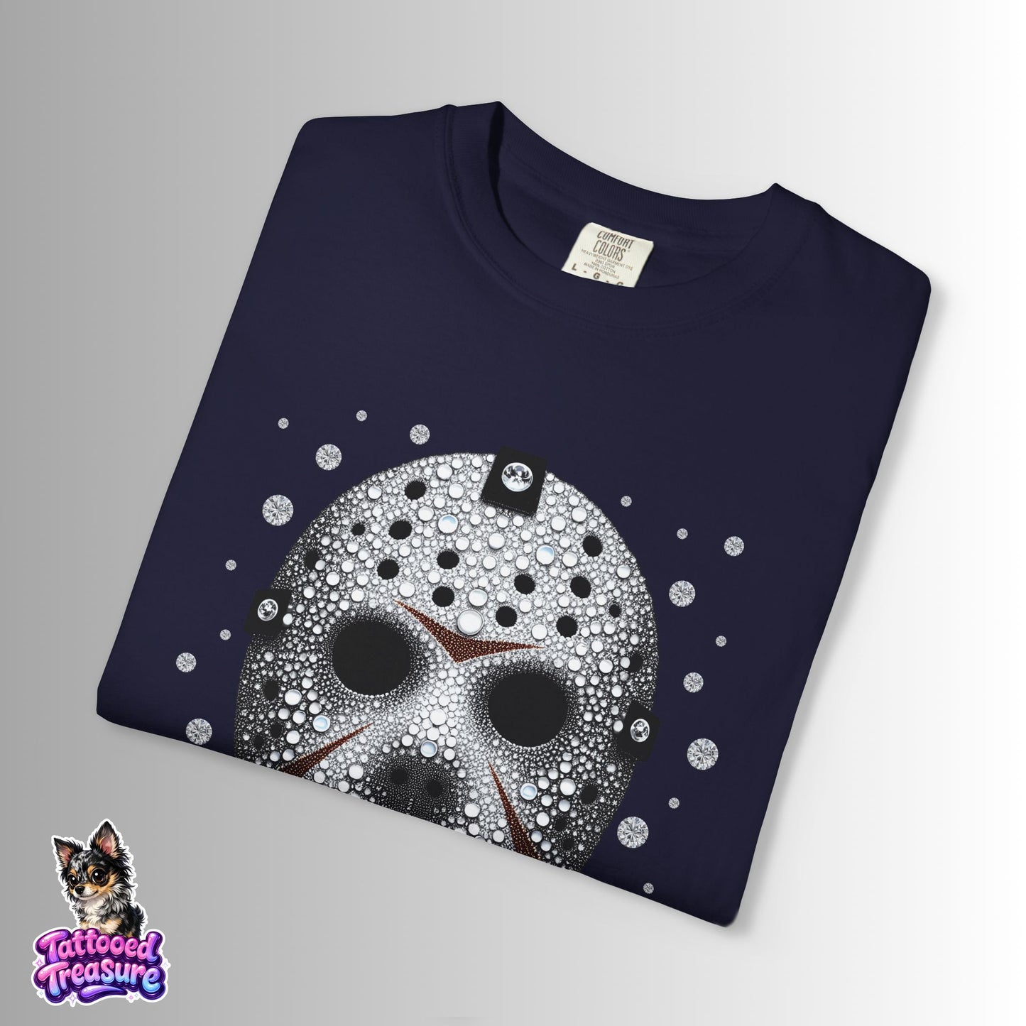 Friday the 13th Bling Mask Skull T-Shirt