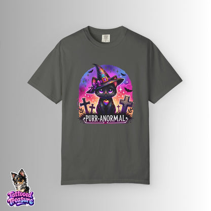 Purr-anormal Cat Witch T-Shirt