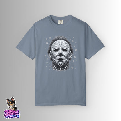 Horror Mask Tee — Michael Myers Halloween Graphic T-Shirt
