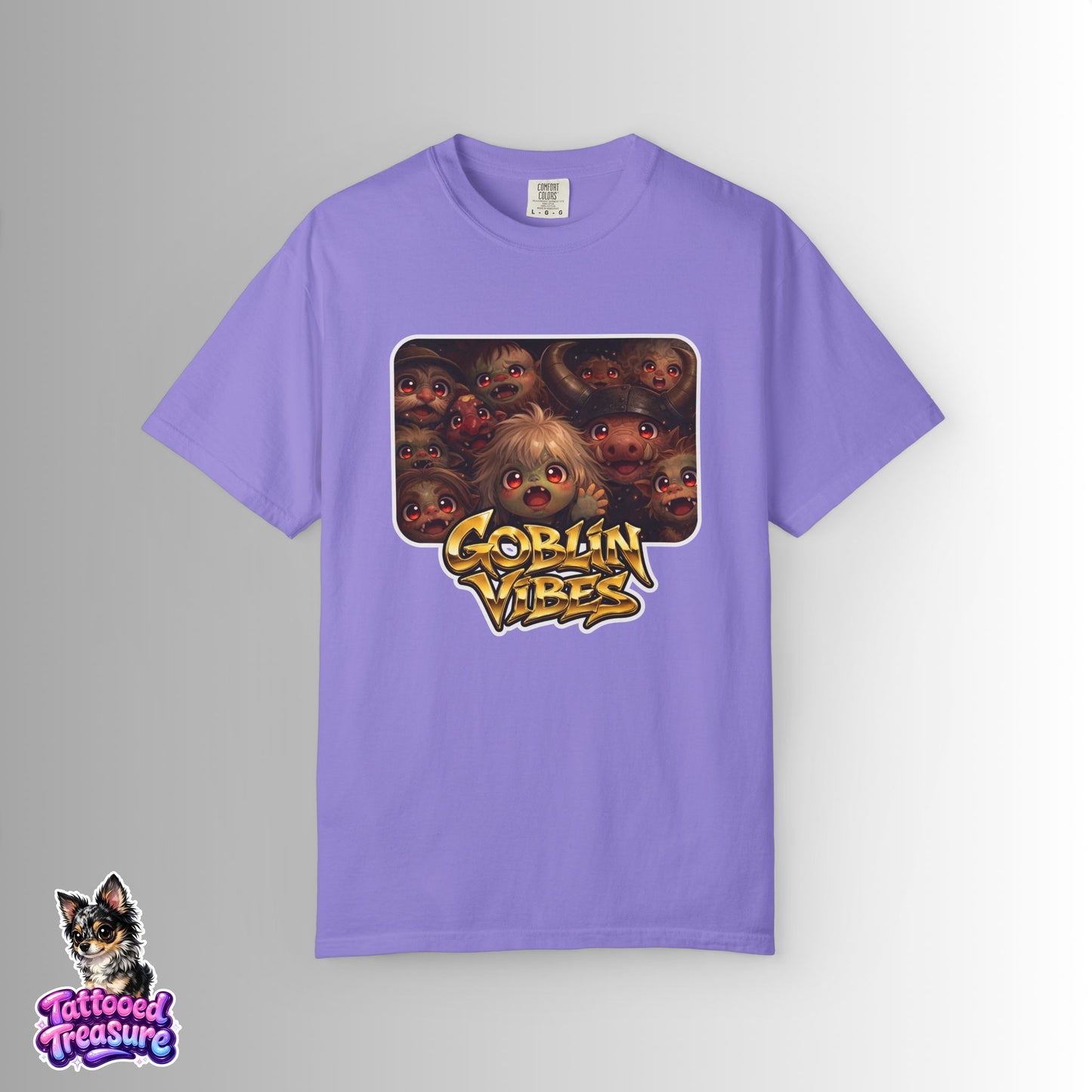 Goblin Vibes Graphic T-Shirt — Cute Creepy Monster Art Tee
