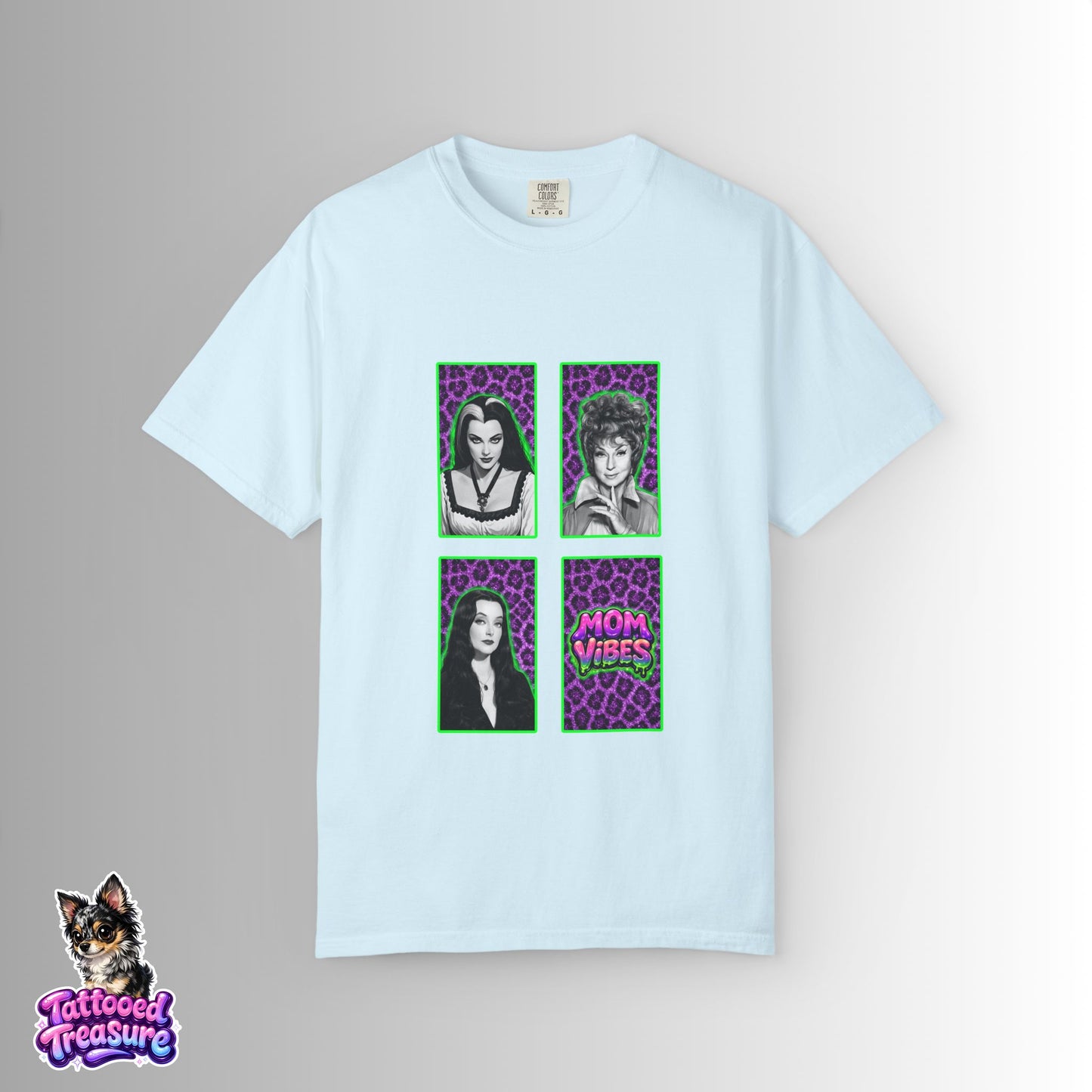 Mom Vibes Graphic T-Shirt – Retro Pop Portraits Tee