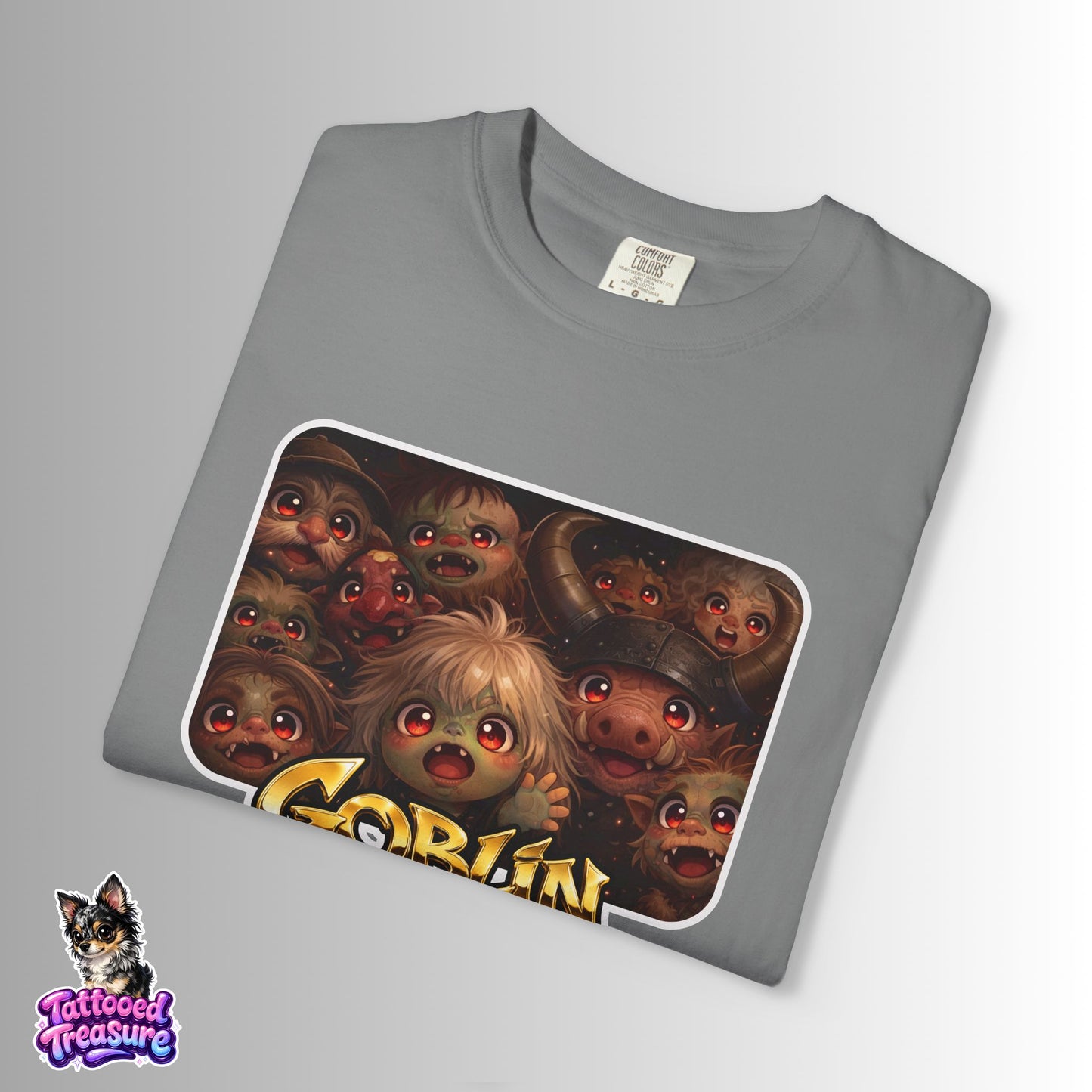 Goblin Vibes Graphic T-Shirt — Cute Creepy Monster Art Tee