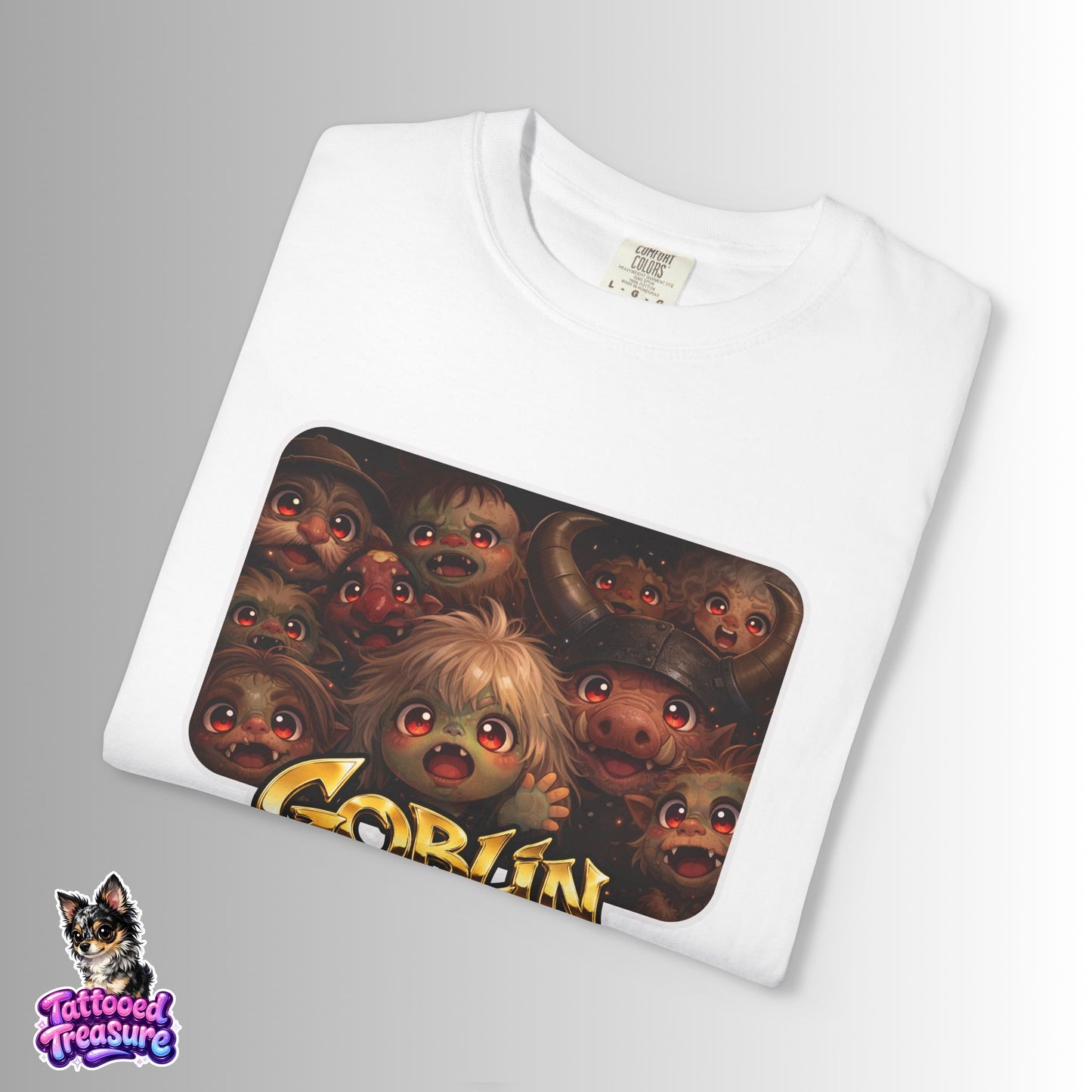 Goblin Vibes Graphic T-Shirt — Cute Creepy Monster Art Tee