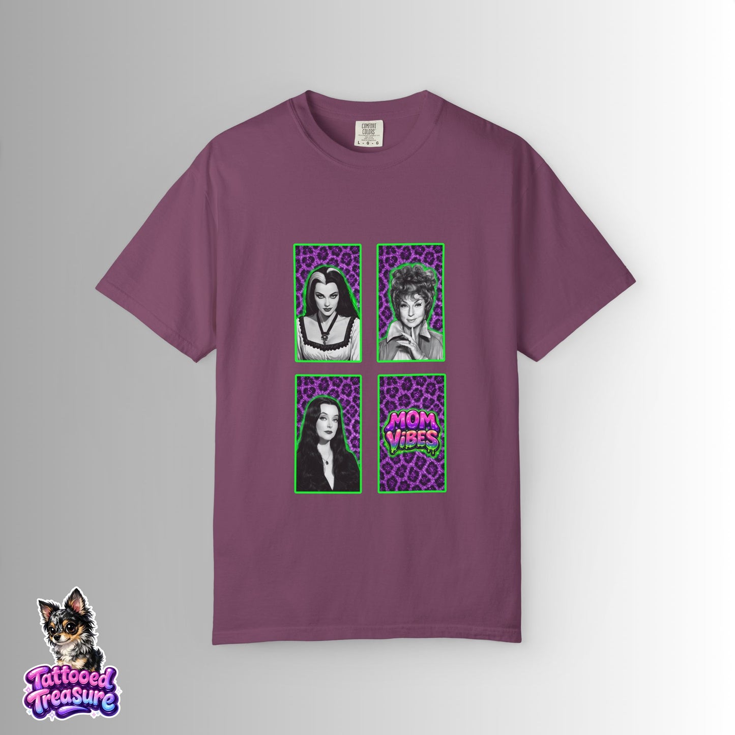 Mom Vibes Graphic T-Shirt – Retro Pop Portraits Tee