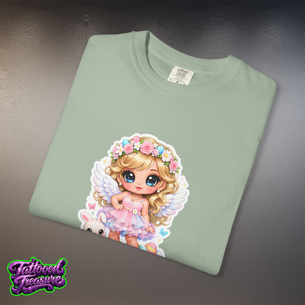 Easter Bunny Girl T-Shirt — Cute Pastel Easter Tee
