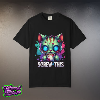 Zombie Kitty 'Screw This' T-Shirt