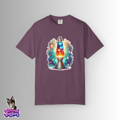 Lava Lamp Night Tee — Retro Psychedelic Glow T-Shirt