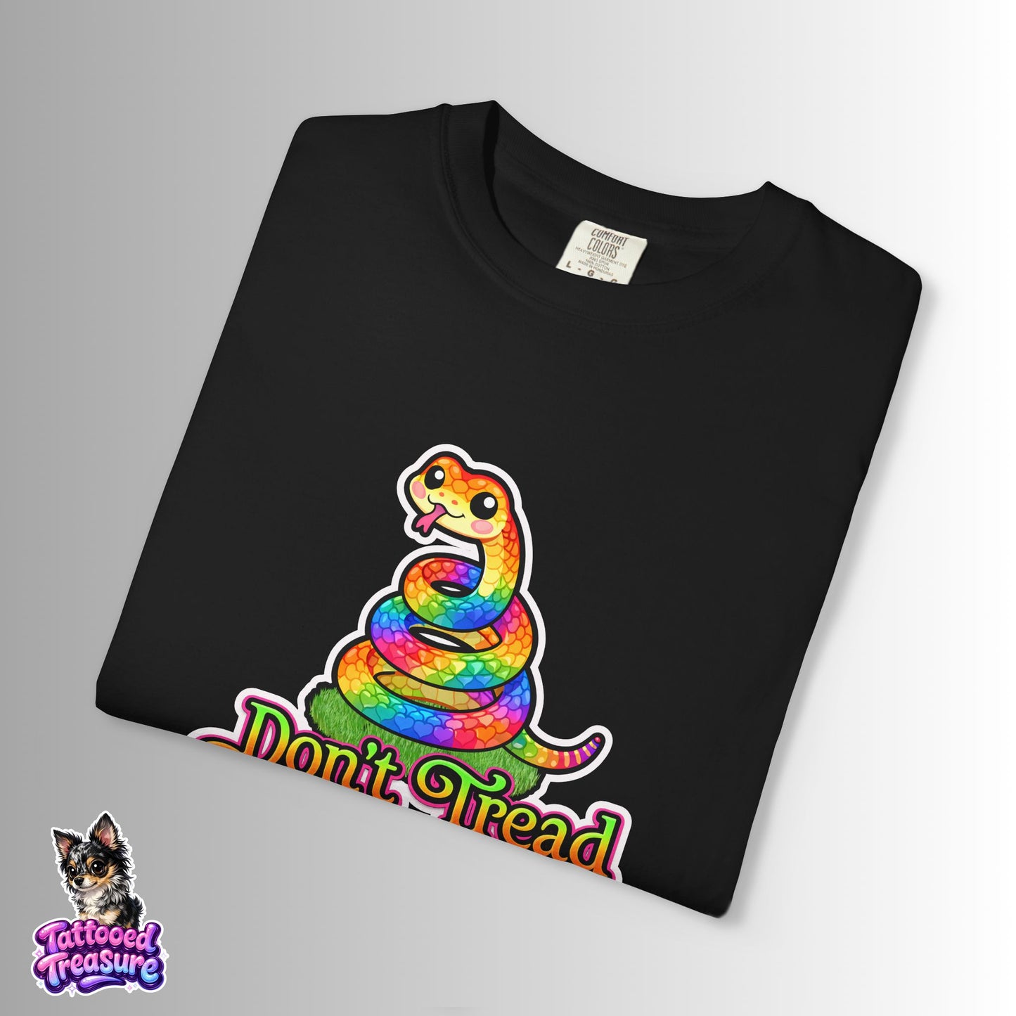 Don't Tread On Me Rainbow Snake T-Shirt