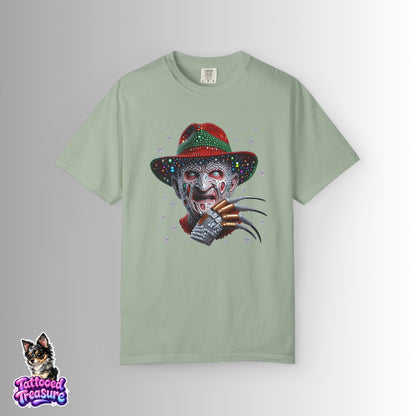 Horror Icon T-Shirt — Freddy Krueger Inspired Nightmare Design