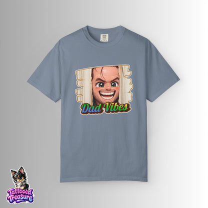 Dad Vibes T-Shirt — Funny Peeking Face Father’s Day Tee