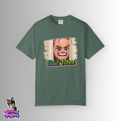 Dad Vibes T-Shirt — Funny Peeking Face Father’s Day Tee