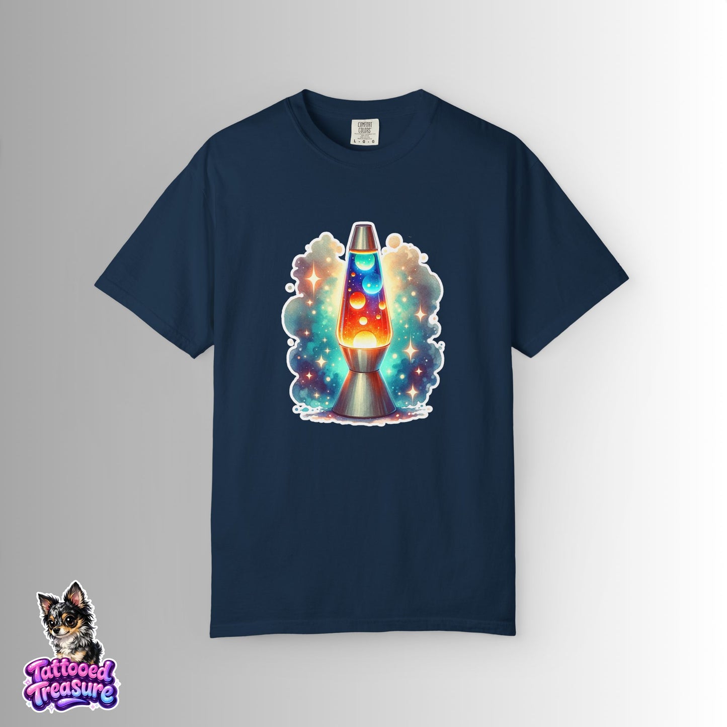Lava Lamp Night Tee — Retro Psychedelic Glow T-Shirt