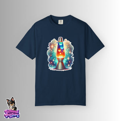 Lava Lamp Night Tee — Retro Psychedelic Glow T-Shirt
