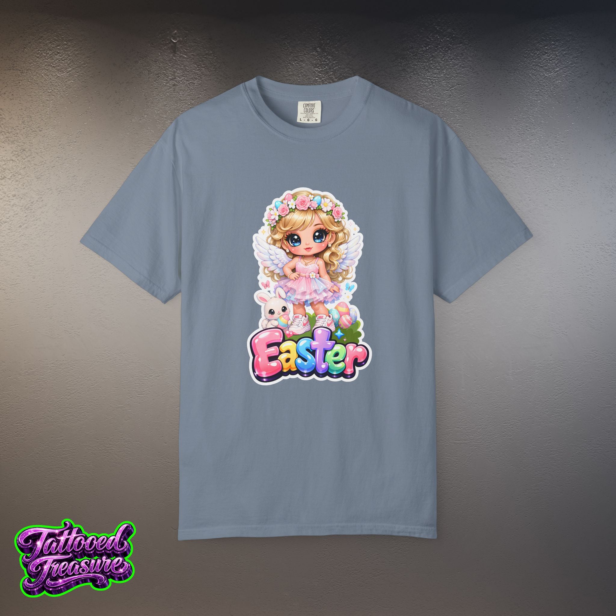 Easter Bunny Girl T-Shirt — Cute Pastel Easter Tee