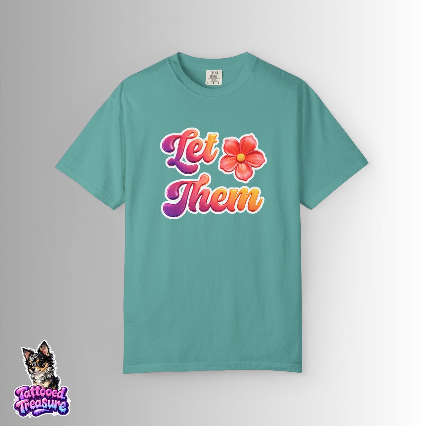 Let Them Flower T-Shirt — Retro Floral Graphic Tee